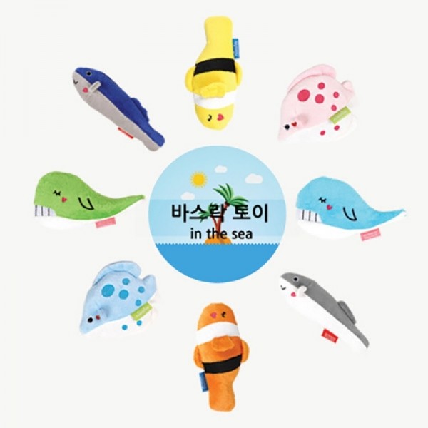 아르깡시엘,패리스독 해양동물 바스락 토이
