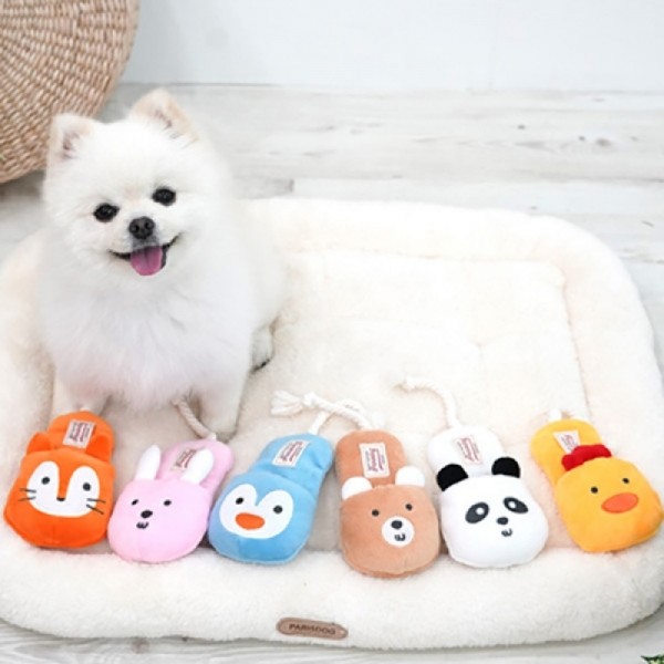 아르깡시엘,패리스독 스낵 포켓 슬리퍼 토이