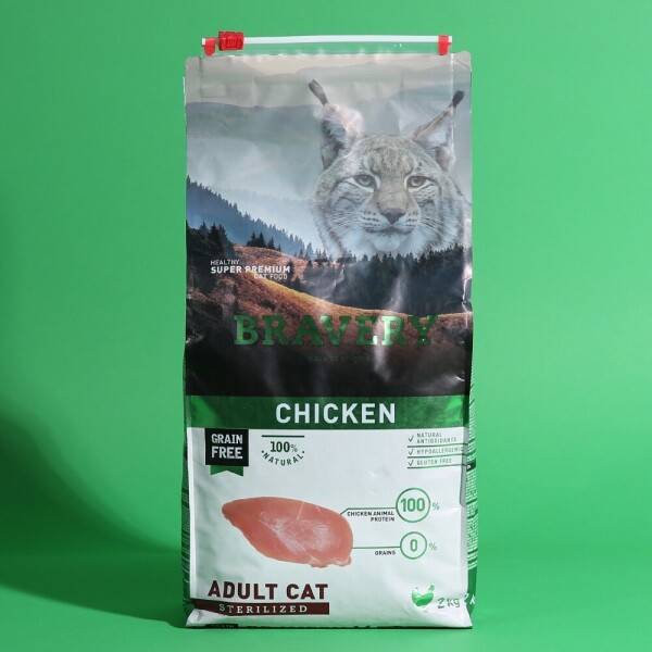 아르깡시엘,브레이버리 캣 그레인프리 고양이 사료 치킨 어덜트 2kg 7kg