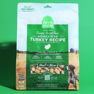 오픈팜 동결건조 강아지 사료 밀믹서 칠면조 624g