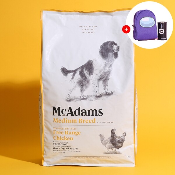 아르깡시엘,맥아담스 방목 치킨 중형견 사료 5kg