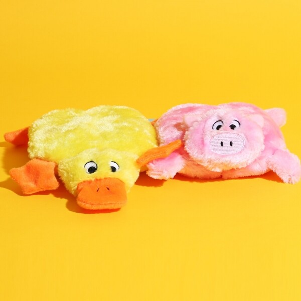 아르깡시엘,지피포우즈 뿡뿡이 방석 오리 돼지 2packs