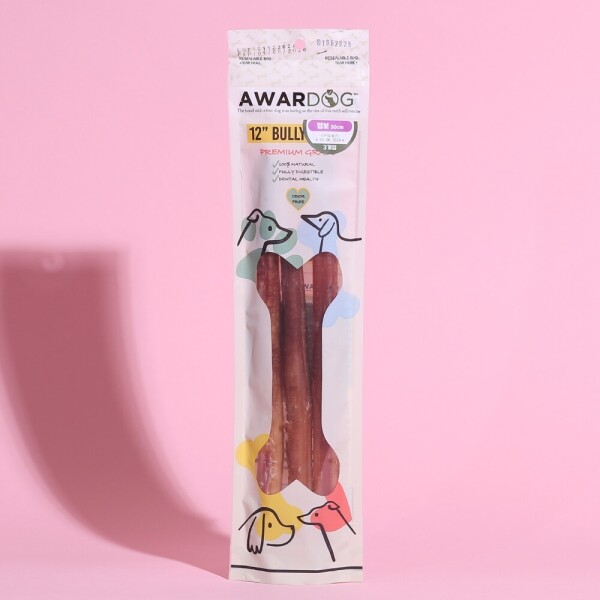 어워드독 불리스틱 강아지 간식 점보 30cm 3p