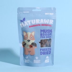 내츄로어 강아지 동결건조 간식 머쉬룸 50g