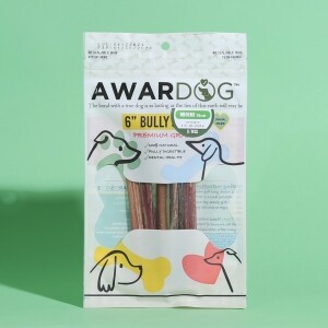 어워드독 불리스틱 강아지 간식 베이비 15cm 5p