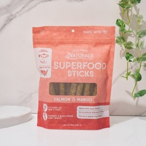 도그트릿 강아지 치석제거 껌 살몬 망고 덴탈스틱 283g