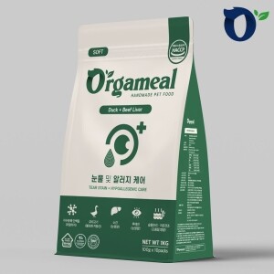 올가밀 소프트 가수분해 강아지 수제 사료 오리+소간 1kg